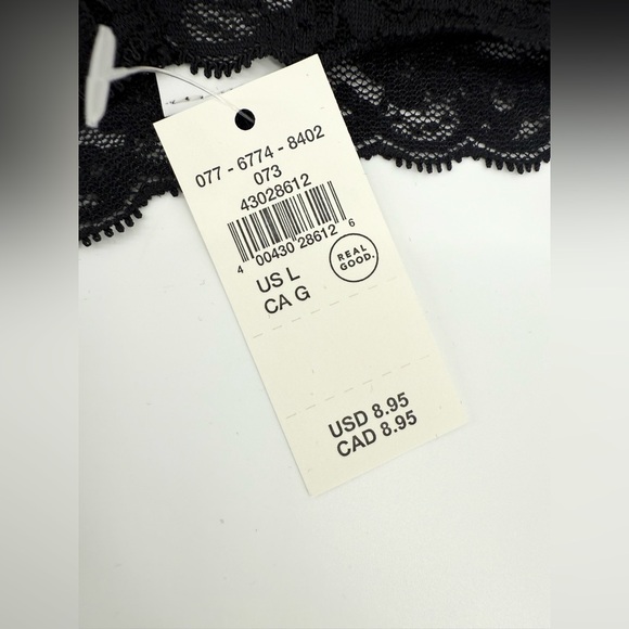 Lace Black Thong Panty - Picture 3 of 7